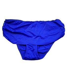 Ladies Venus Royal Blue Skirt Front Bikini Bottoms Size 6‎